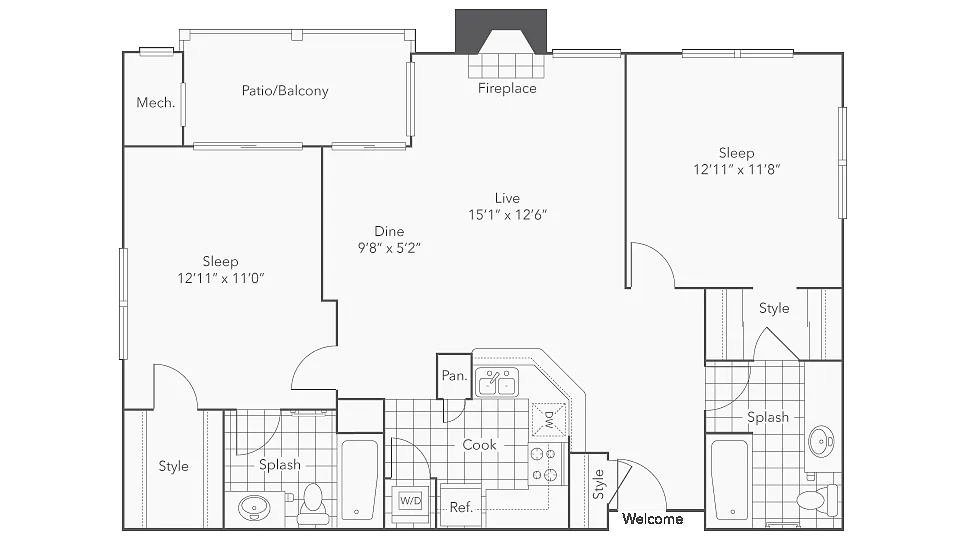 Floor plan Columbia