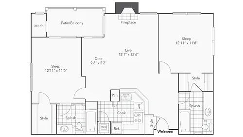 Floor plan Columbia