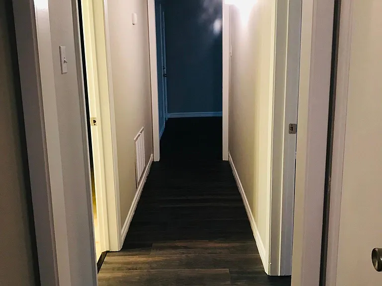 Hallway with light