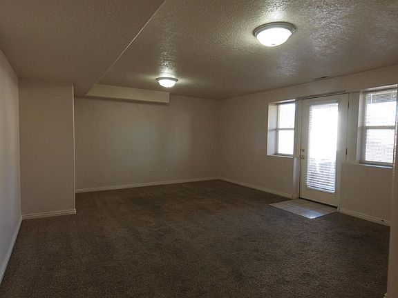 Living space looking to front door