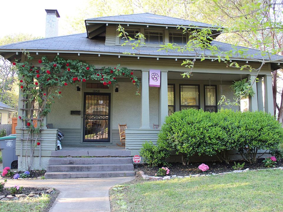 We have lived in this home for 7 years but are moving out of state. Whether a family or roomies the neighbors (and neighborhood) are truly the greatest. You'll find that out swinging on the porch swing (hidden by the bushes).
