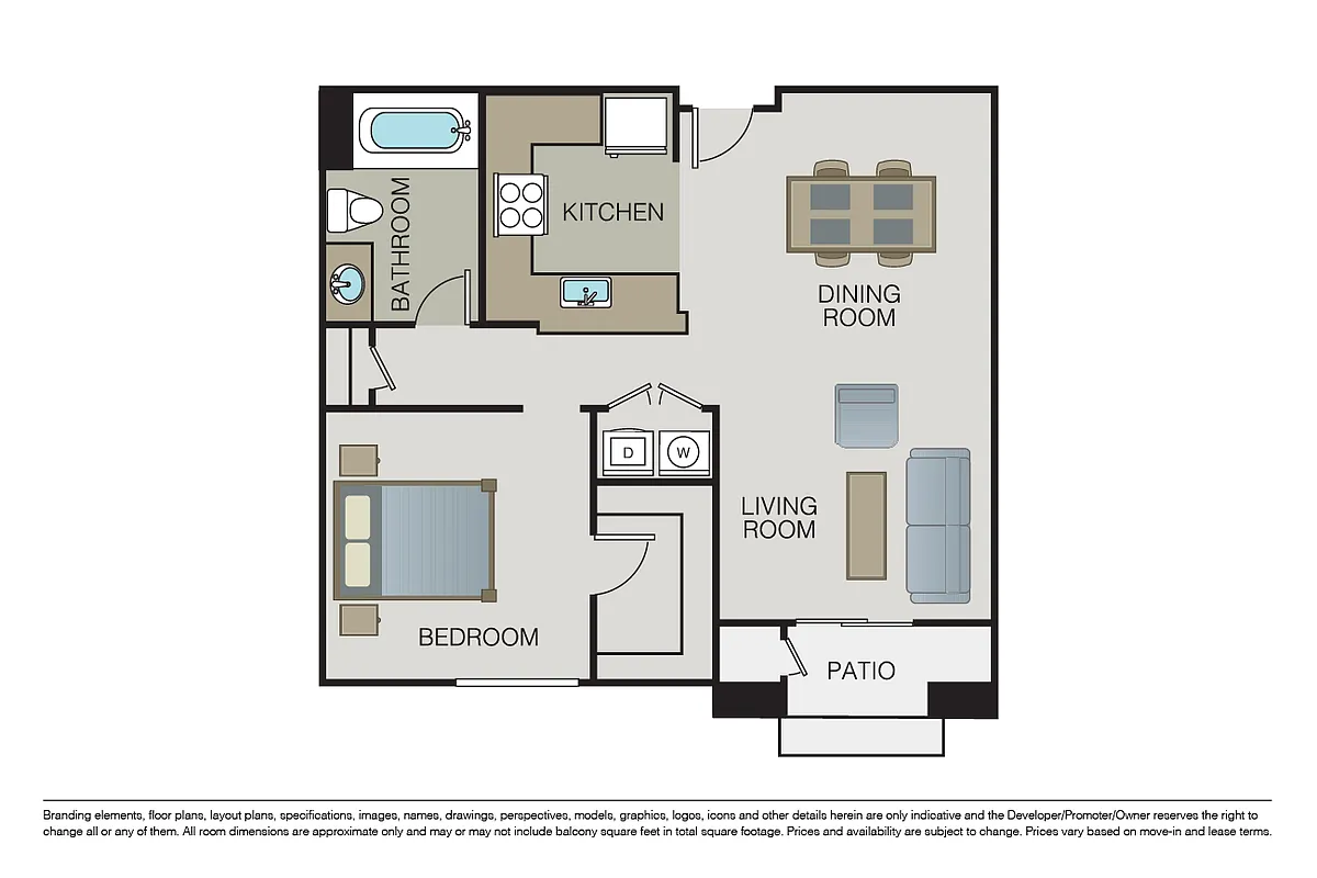 Floor plan Plan 1B