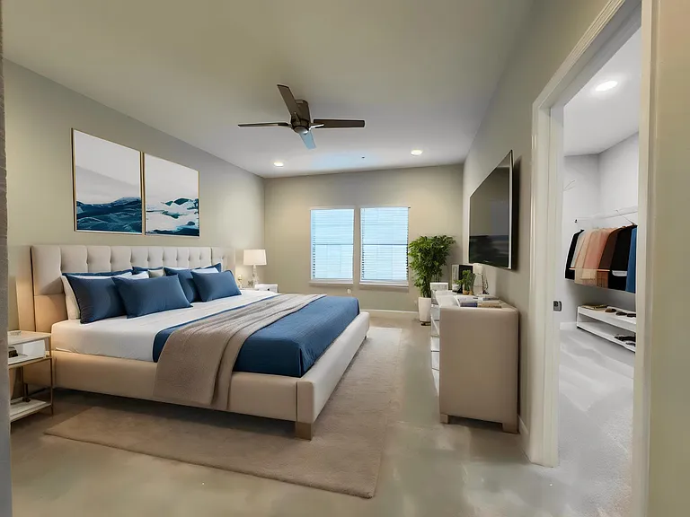 Third Floor- Master Bedroom with walking in closet