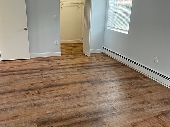 Bedroom with walk in closet