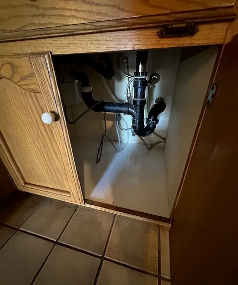 Under kitchen sink 8-20-2025