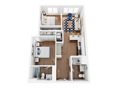 Floor plan 2X2