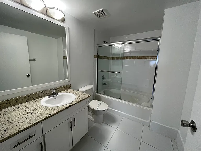 Bathroom with Sliding Glass Doors