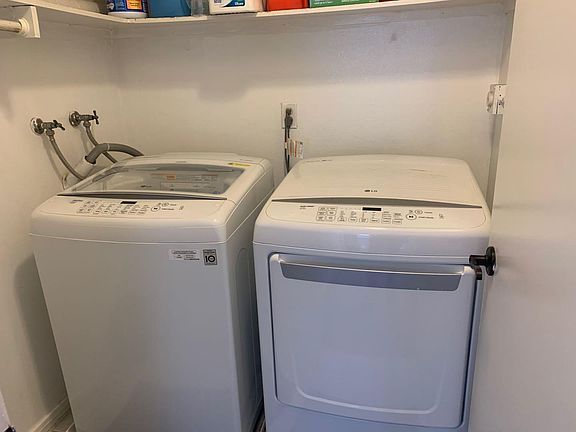 Washer and Dryer Included