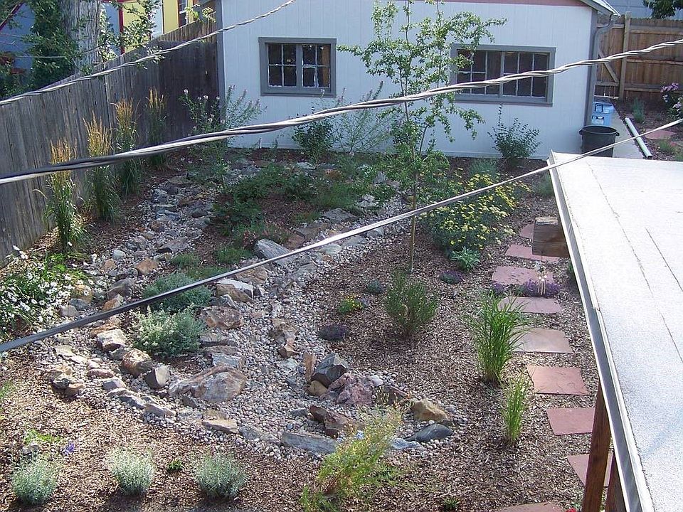 garage & backyard