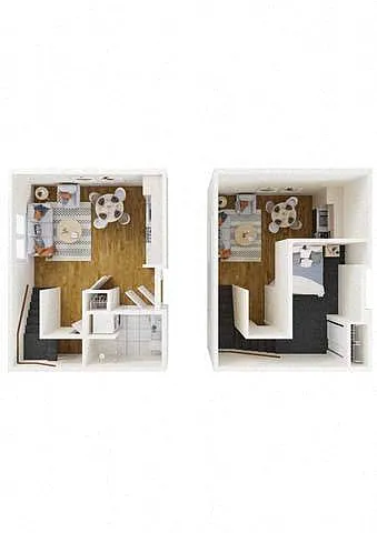 Floor plan Studio Loft A
