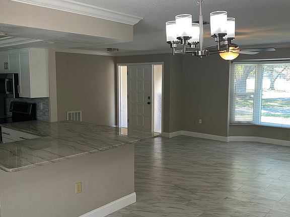 Dining room and living room