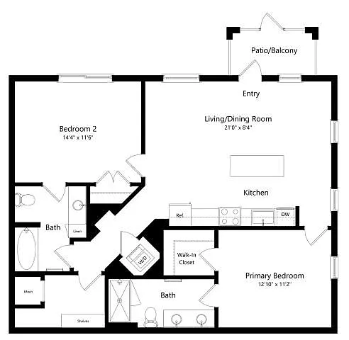 Floor plan B2a BSMT
