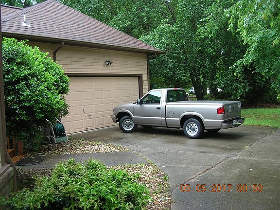 2 Car garage at rear side of house for added privacy