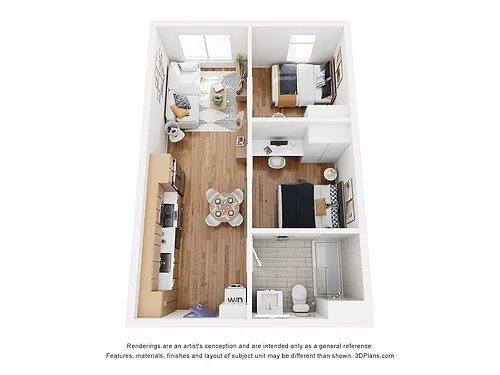 Floor plan 2 Bedroom