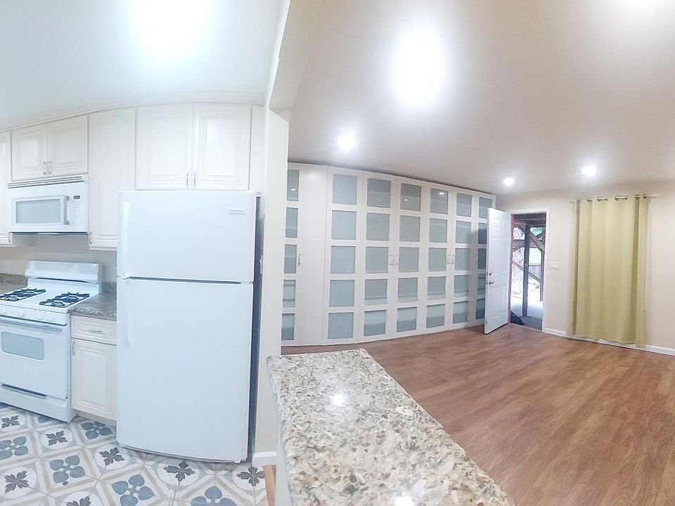 kitchen and living room