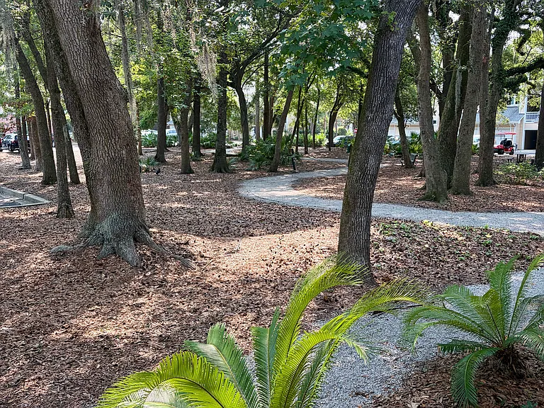 Community walking path