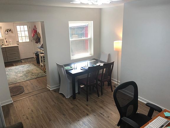 large dining area (so big that we actually use part of it as an extra work space)