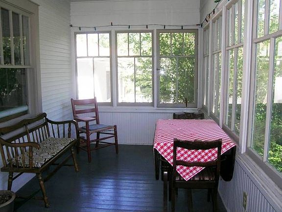 Enclosed front porch