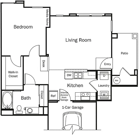 Floor plan Milan