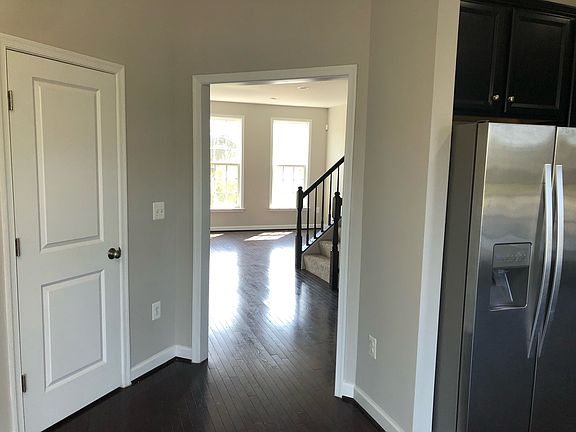 Looking from the kitchen area to the family room