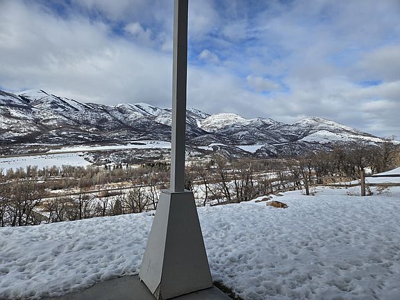 Backyard looking down to Provo River