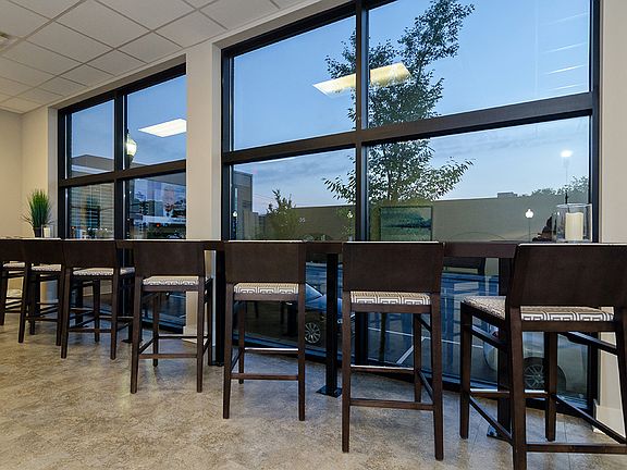 WI-Fi Cafe with a view of downtown