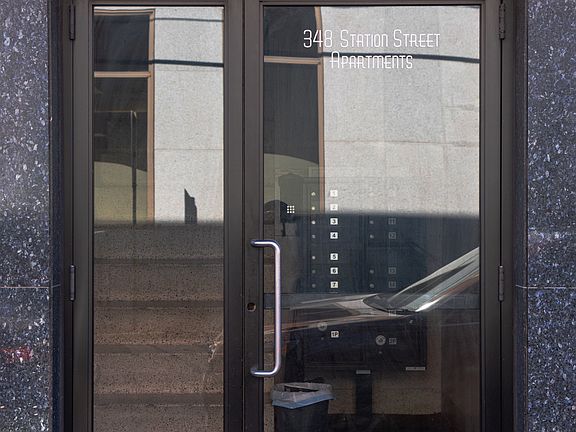 Security door to enter the building