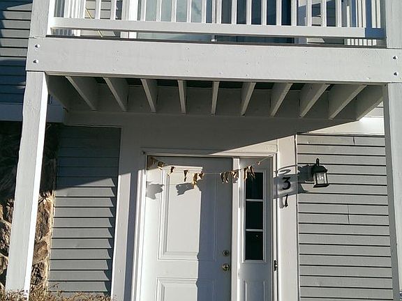 Front Entrance and balcony