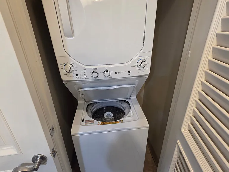 Washer/Dryer, located in the ensuite bathroom