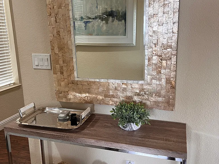 Welcoming entry foyer.