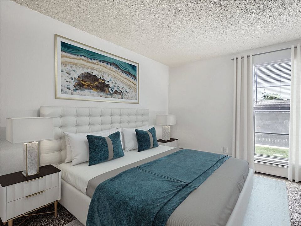 Bedroom with Large Window