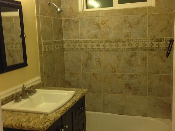 Bathroom with granite