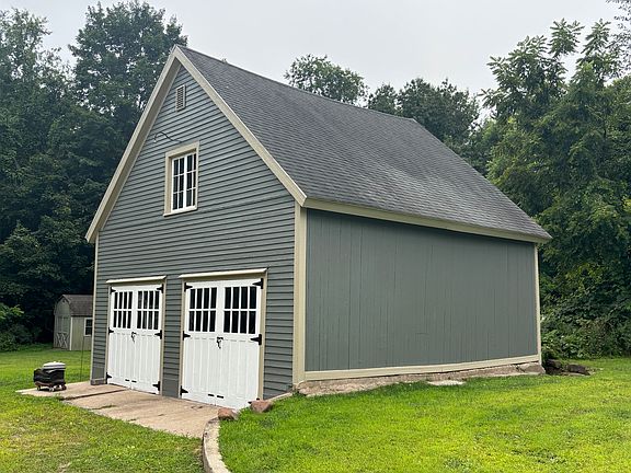 Barn and Small Shed for Tenant use. Larger shed remains for owner's use. Landlord maintains mowing and snow removal.