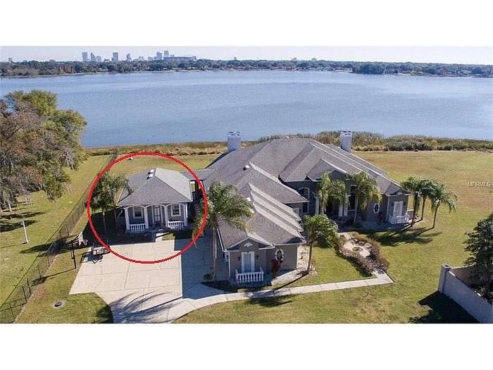 Aerial view of location of the guest house - 229 S Ortman Dr #GUEST HOUSE