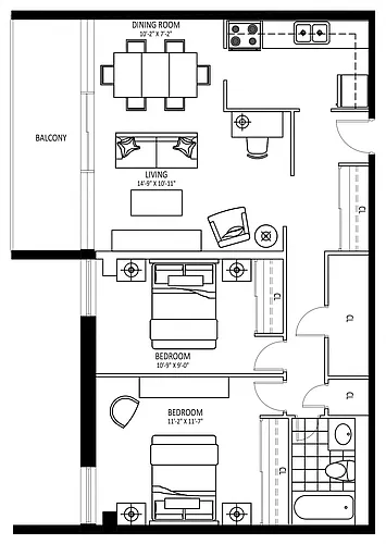 Floor plan 314
