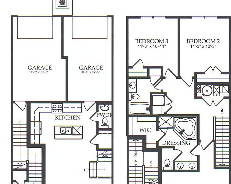 Lafayette model floorplan