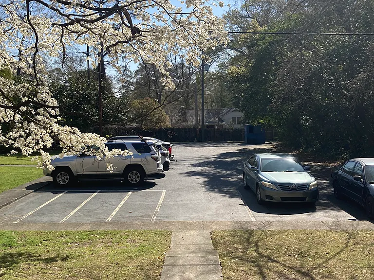 Back parking lot