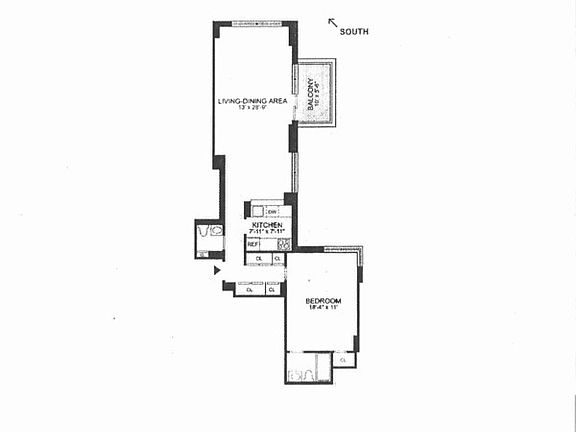 2nd image of 347 W 57th St APT 18F