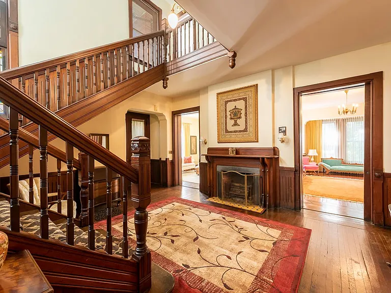 Foyer with grand staircase