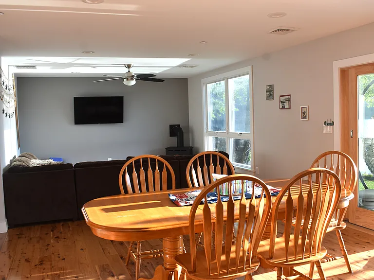 Dining area looking towards the living room