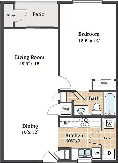 Floor plan Ocean Mist