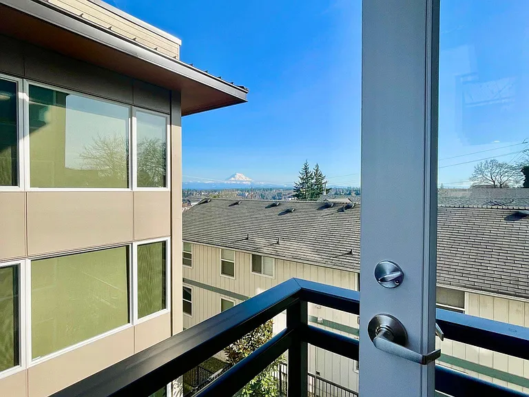 A301 Balcony with View of Mt. Rainier