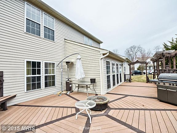 Rear Deck with Low Maintenance Decking