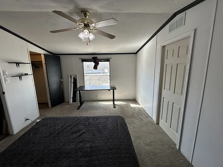 Master room currently with a Queen size bed