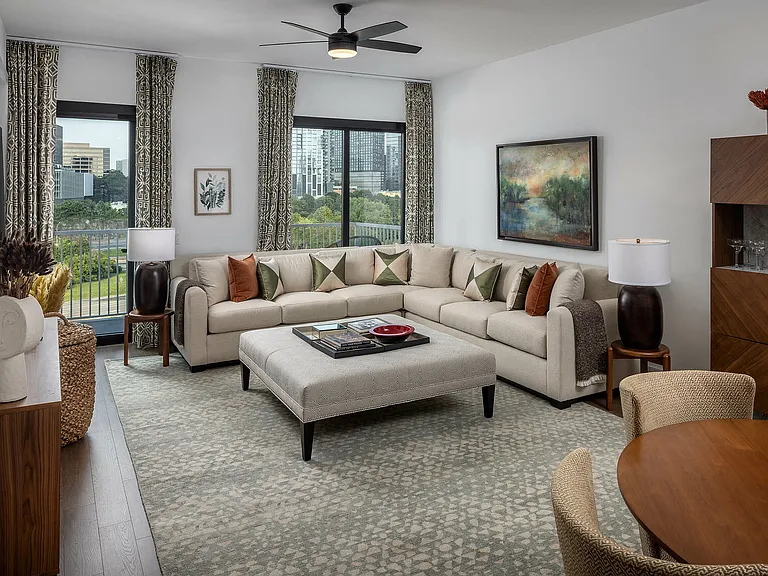 Living rooms large enough for oversized furniture