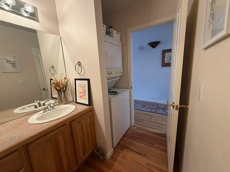 In-unit laundry.