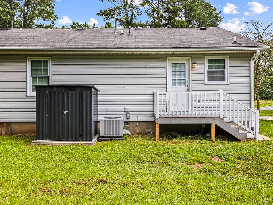 Unit A Backyard with storage