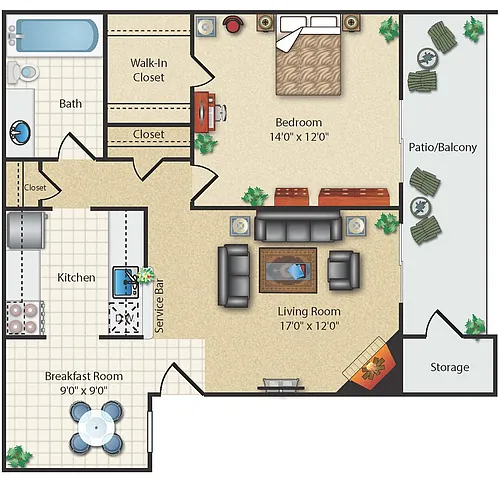 Floor plan Chelsea