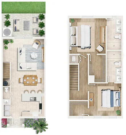 Floor plan Model B
