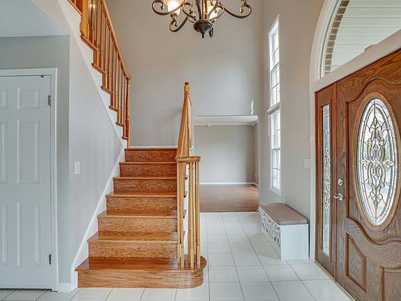 Foyer with High Ceiling